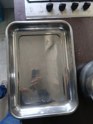 Lote Acero Inoxidable Ollas y Bandejas