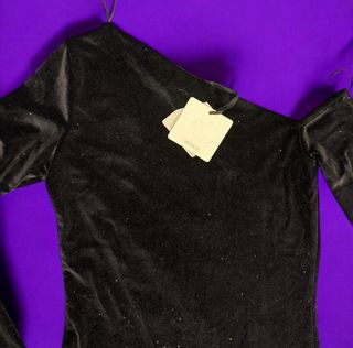 Abito nero con strass Vicolo tg S