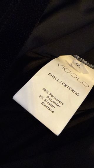 Abito nero con strass Vicolo tg S