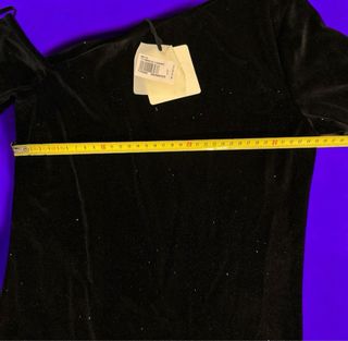 Abito nero con strass Vicolo tg S