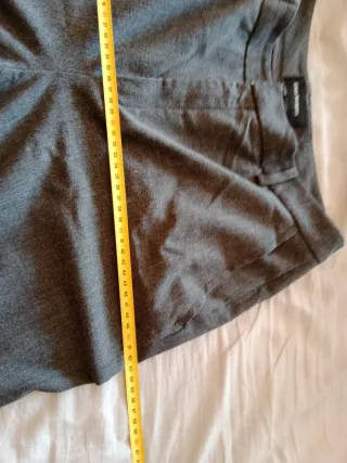 Pantalones Zara Mujer Talla M Gris