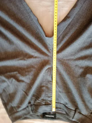 Pantalones Zara Mujer Talla M Gris