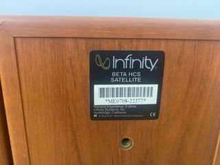 Altavoces Infinity Beta HCS Satélite