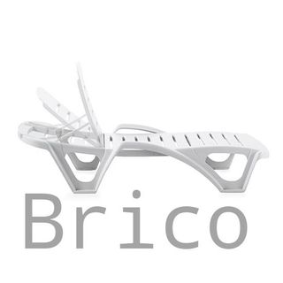 Tumbona Monoblock - Blanco