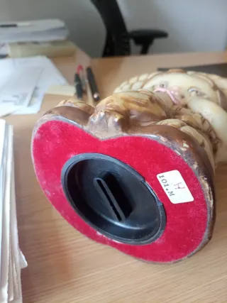 Hucha infantil con gallina