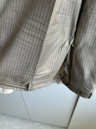 Completo Canali Uomo Beige/Grigio Righe