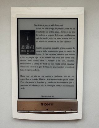 EBOOK SONY PANTALLA 6¨