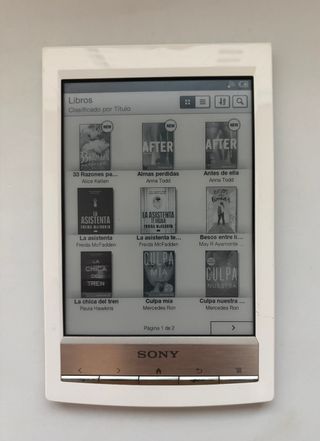 EBOOK SONY PANTALLA 6¨