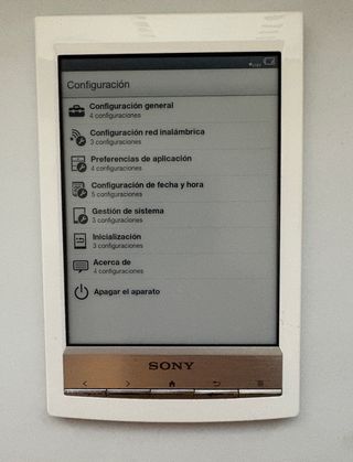 EBOOK SONY PANTALLA 6¨