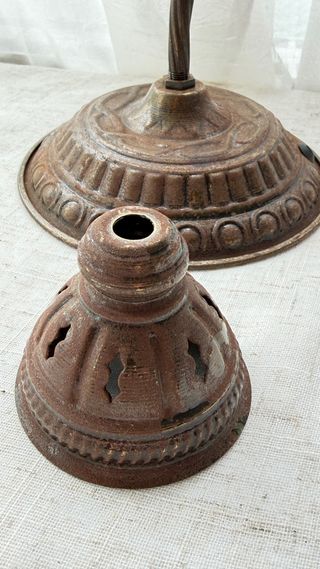 Estructura de lámpara vintage