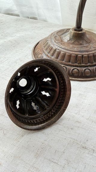 Estructura de lámpara vintage