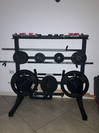 Rack porta dischi ghisa per  pesistica