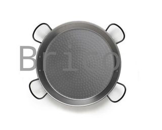 Paellera de Acero Pulido 80 cm - 40 Personas