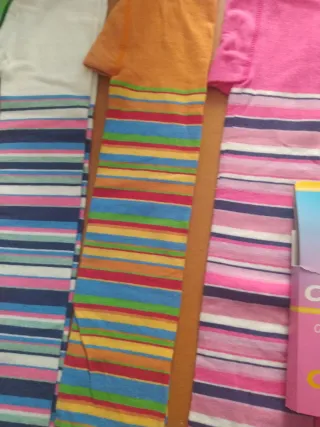 Set 4 paia calze collant caldo cotone 6-9 anni