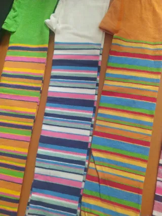 Set 4 paia calze collant caldo cotone 6-9 anni