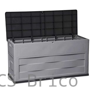 Baúl Jardín Resina Abatible 119x46x60 cm