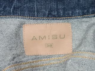 Giacchetto Amisu in Jeans Taglia 38 XS Donna