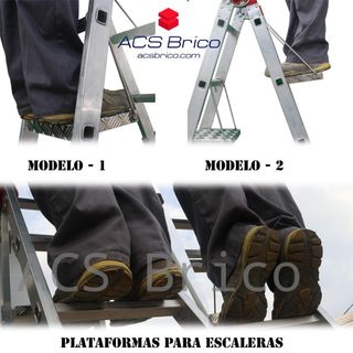 Plataforma Escaleras Acero Inoxidable Interna Pies Modelo-1