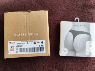 Pack 3 tangas YSABEL MORA corte láser L