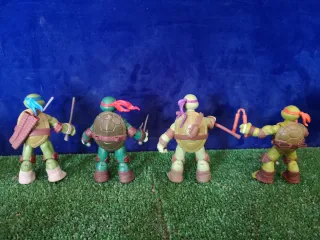 Confezione 4 figure Tartarughe Ninja TMNT - 2012