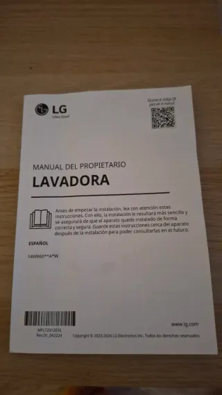 Lavadora carga frontal - LG - CON GARANTIA