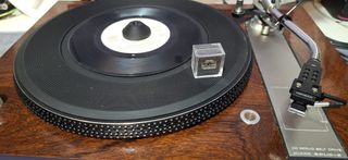 Giradischi Hi-End Marrone/Argento