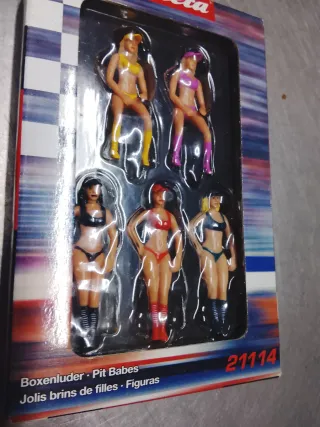 Figuras Carrera Pit Babes Scalextric 21114