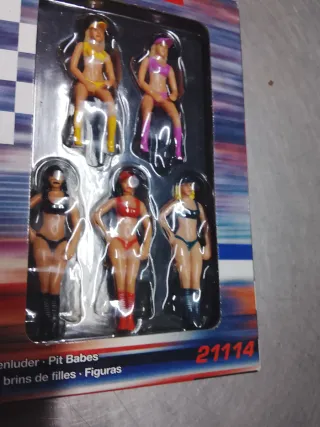 Figuras Carrera Pit Babes Scalextric 21114