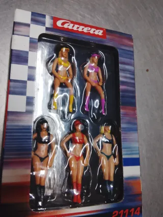 Figuras Carrera Pit Babes Scalextric 21114