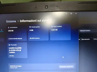 Portatile Dell 15 i7 16gb ram ssd 256gb 15.6"