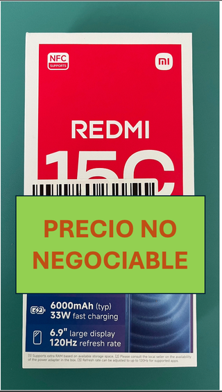 Xiaomi Redmi 15C 4GB Ram 128GB Verde (Precintado)