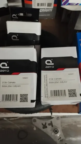 2 Cámaras Aero 20x1-3/8