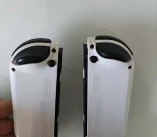 Joycons Nintendo Switch Blancos