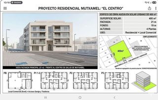 Terreno en venta en Centro en Mutxamel/Muchamiel
