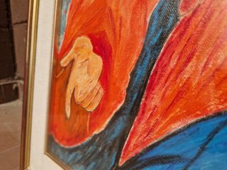 Quadro Roberto Lombardi Sacro Cuore anni '80