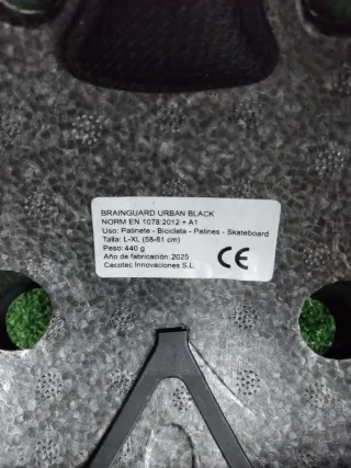 Casco Cecotec Brainguard Urban Negro L-XL