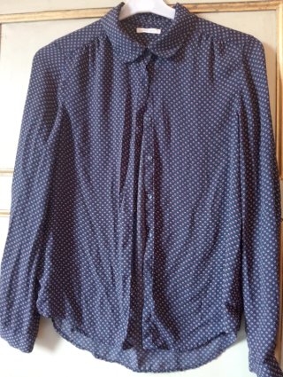 Camicia donna fantasia pois