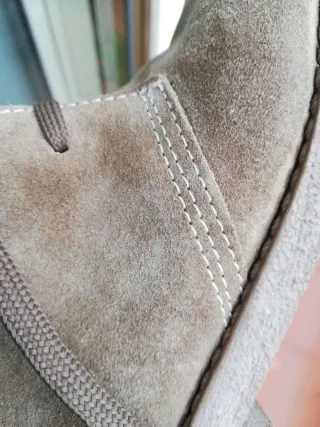 Polacchine scamosciate beige