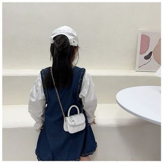 Bolso infantil blanco con diseño de conejo, nuevo