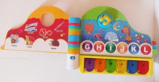 Juguetes musicales Fisher Price y VTech