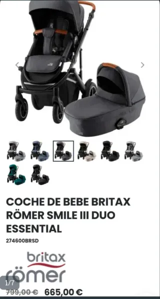 Coche Bebé Britax Römer Smile III Duo