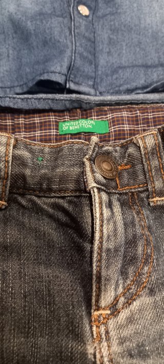 Set 2 jeans e 3 magliette bambino