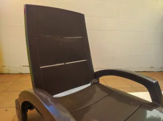 Tumbona Ocean Polipropileno Negra