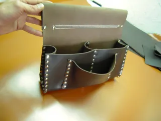 Bolsa de cuero vacuno para encofrado