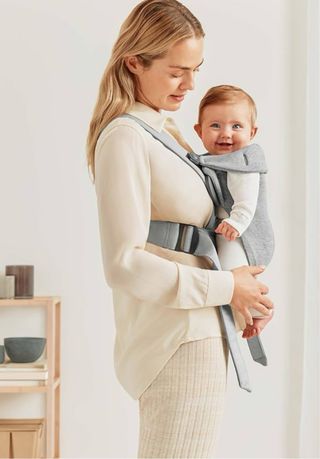 Mochila Portabebés Babybjörn Gris