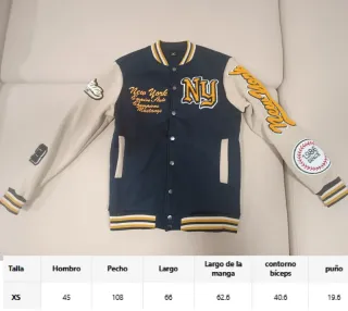 Chaqueta Bomber NY Empire State Mustangs