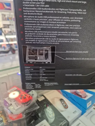 Trust Emita Streaming Micrófono USB