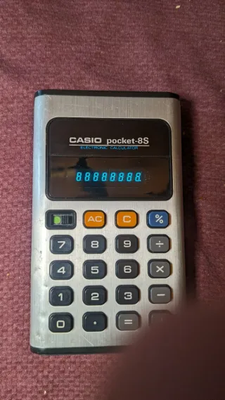 Calculadora Casio Pocket-8S Vintage