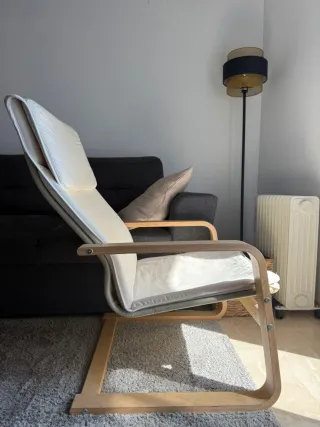 Sillón IKEA Madera y Tela