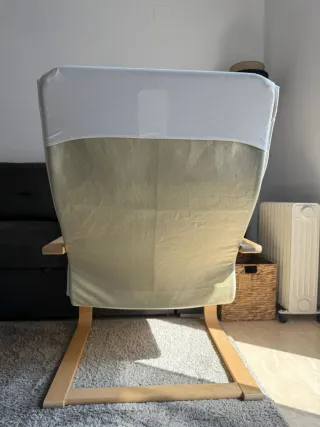 Sillón IKEA Madera y Tela